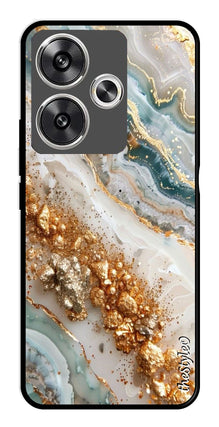 Marble Design Metal Mobile Case for Poco F6 5G