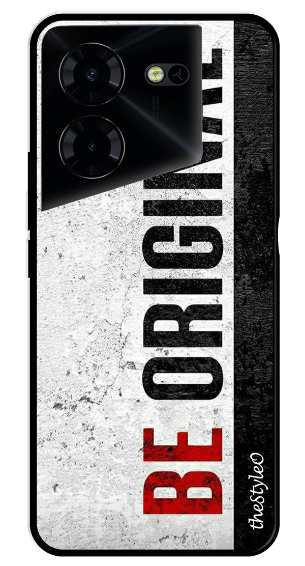 Coffee Pattern Metal Mobile Case for Tecno Pova 5 Pro (Design No -37)