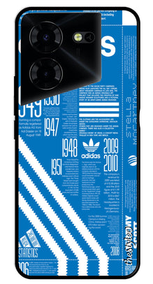 Adidas Design Metal Mobile Case for Tecno Pova 5 Pro