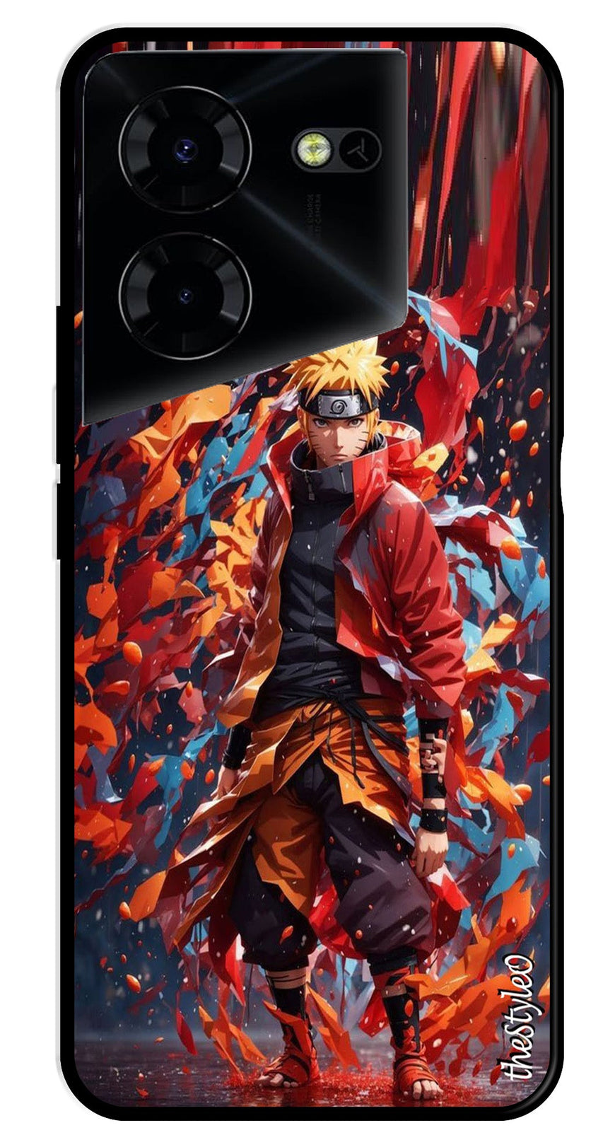 Anime-2 Metal Mobile Case for Tecno Pova 5 Pro (Design No -64)