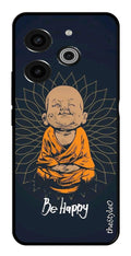 Owl Design Metal Mobile Case for Tecno Pova 6 (Design No -26)