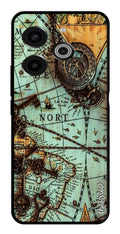 Marble Design Metal Mobile Case for Tecno Pova 6 (Design No -53)