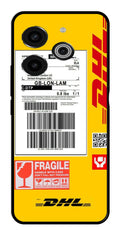 DHL Label Metal Mobile Case for Tecno Pova 6 (Design No -61)