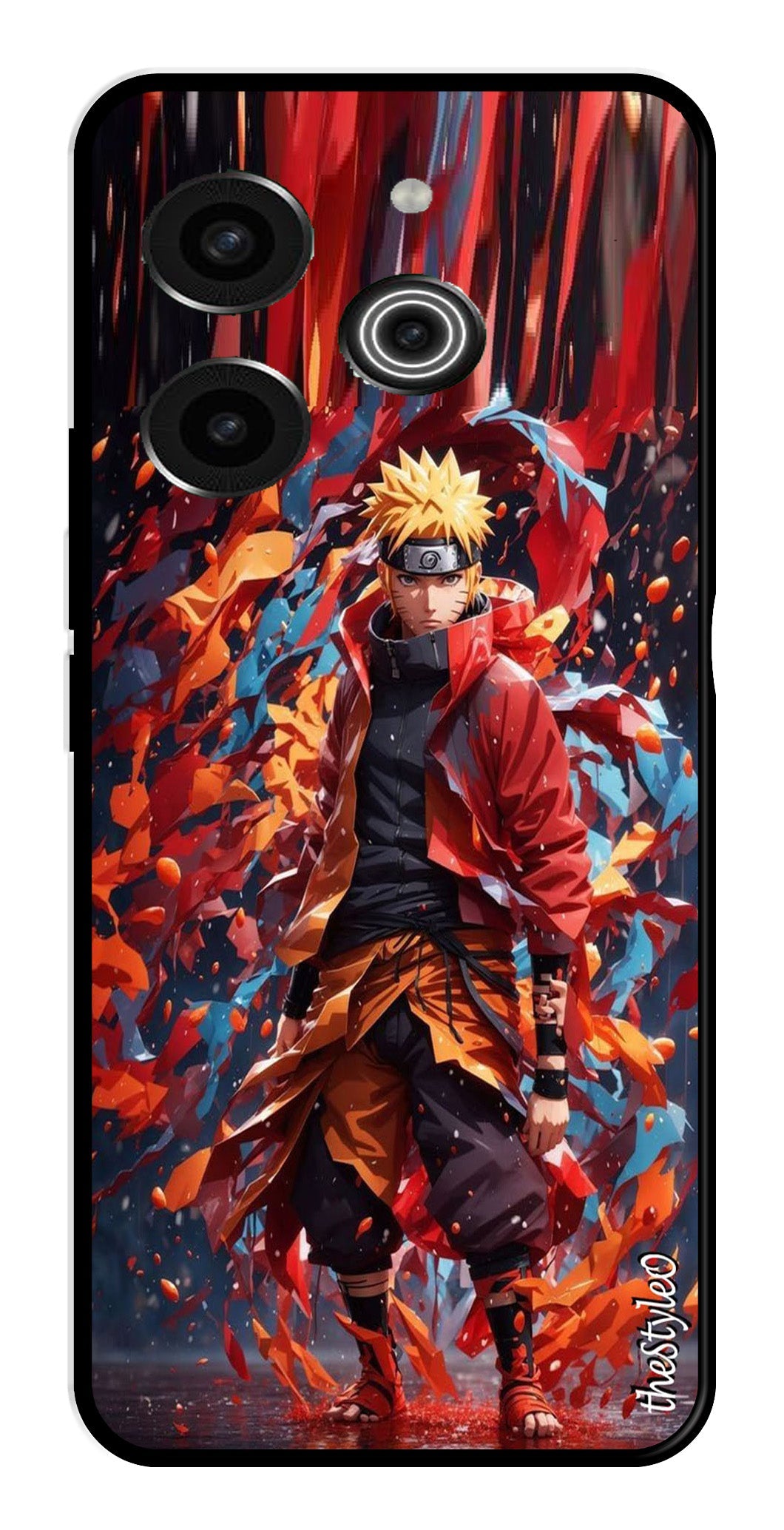 Anime-2 Metal Mobile Case for Tecno Pova 6 (Design No -64)