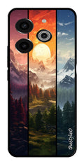 Nature Design Metal Mobile Case for Tecno Pova 6 (Design No -71)