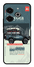 Land Cruiser Metal Mobile Case for Tecno Pova 6 (Design No -78)