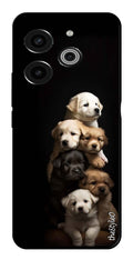 Dog lovers Metal Mobile Case for Tecno Pova 6 (Design No -88)