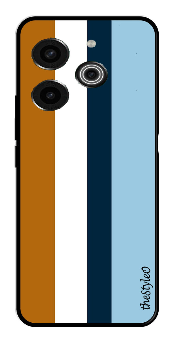 Qalander Art Metal Mobile Case for Tecno Pova 6 Pro (Design No -16)