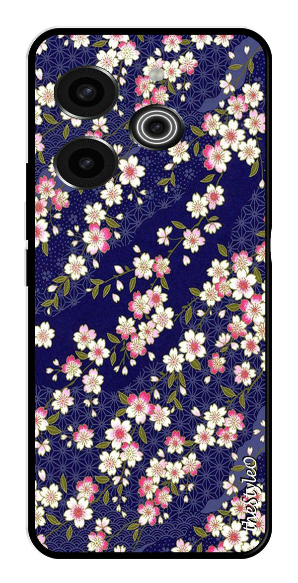 Marble Design Metal Mobile Case for Tecno Pova 6 Pro (Design No -24)