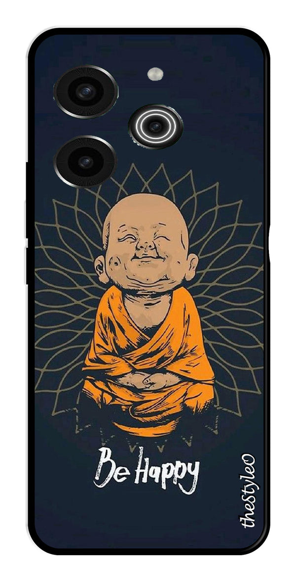 Owl Design Metal Mobile Case for Tecno Pova 6 Pro (Design No -26)