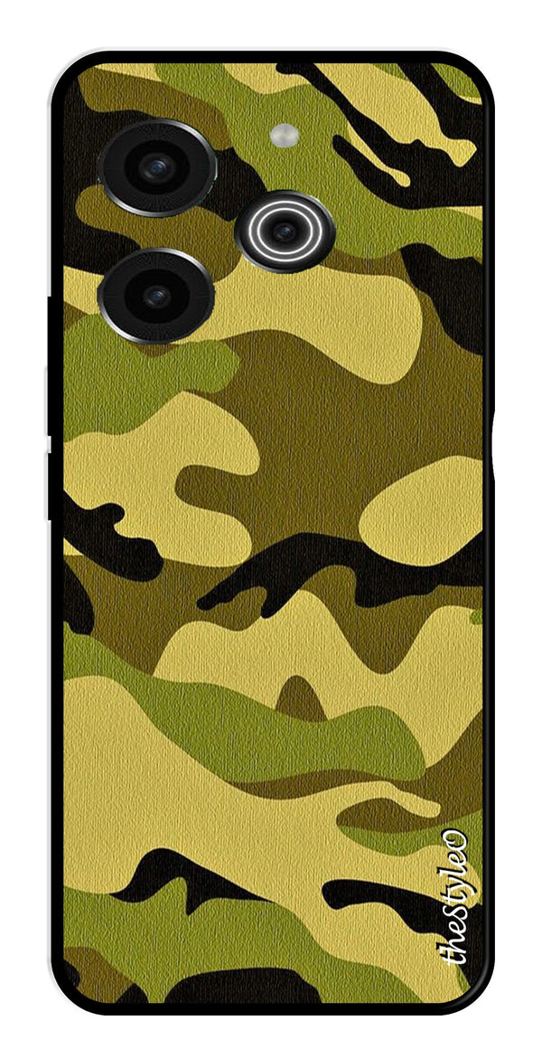 Blue Marble Metal Mobile Case for Tecno Pova 6 Pro (Design No -34)