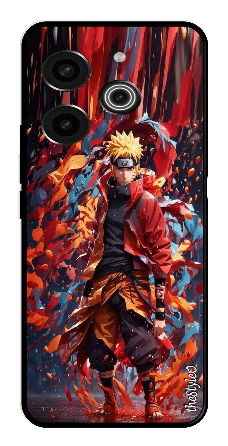 Anime-2 Metal Mobile Case for Tecno Pova 6 Pro (Design No -64)