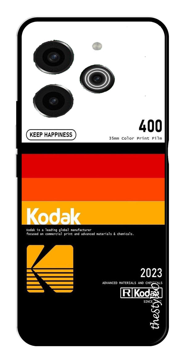 Kodak Design Metal Mobile Case for Tecno Pova 6 Pro (Design No -65)