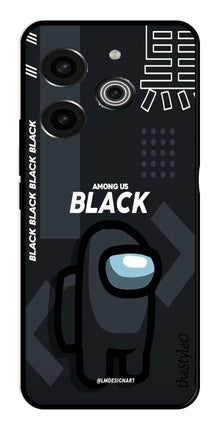 Among us Black Metal Mobile Case for Tecno Pova 6 Pro