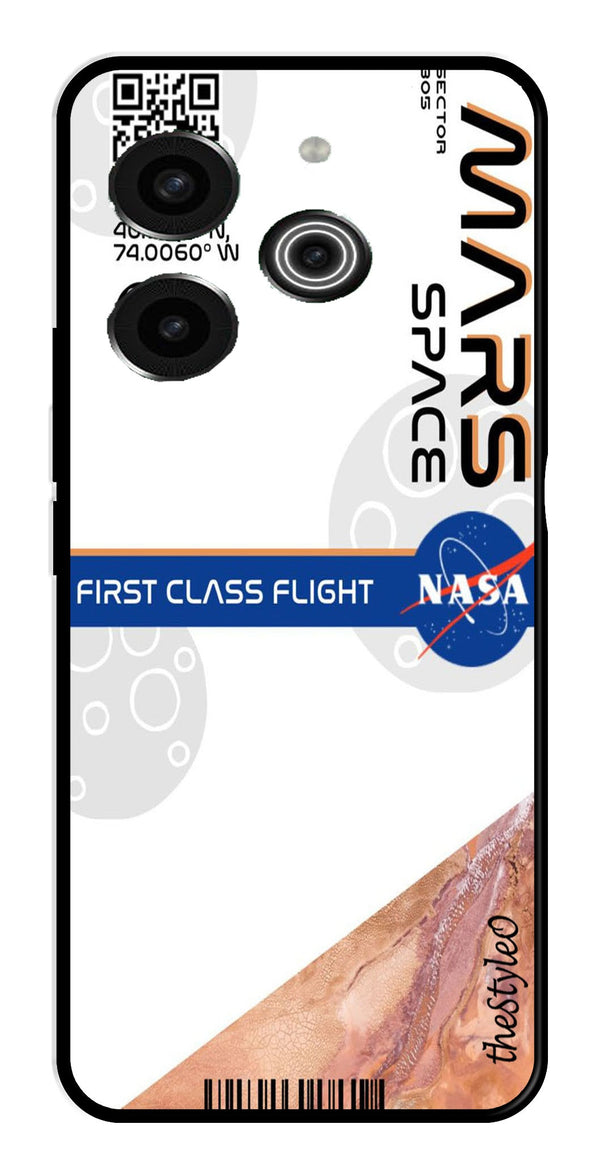 Mars Space Metal Mobile Case for Tecno Pova 6 Pro (Design No -81)