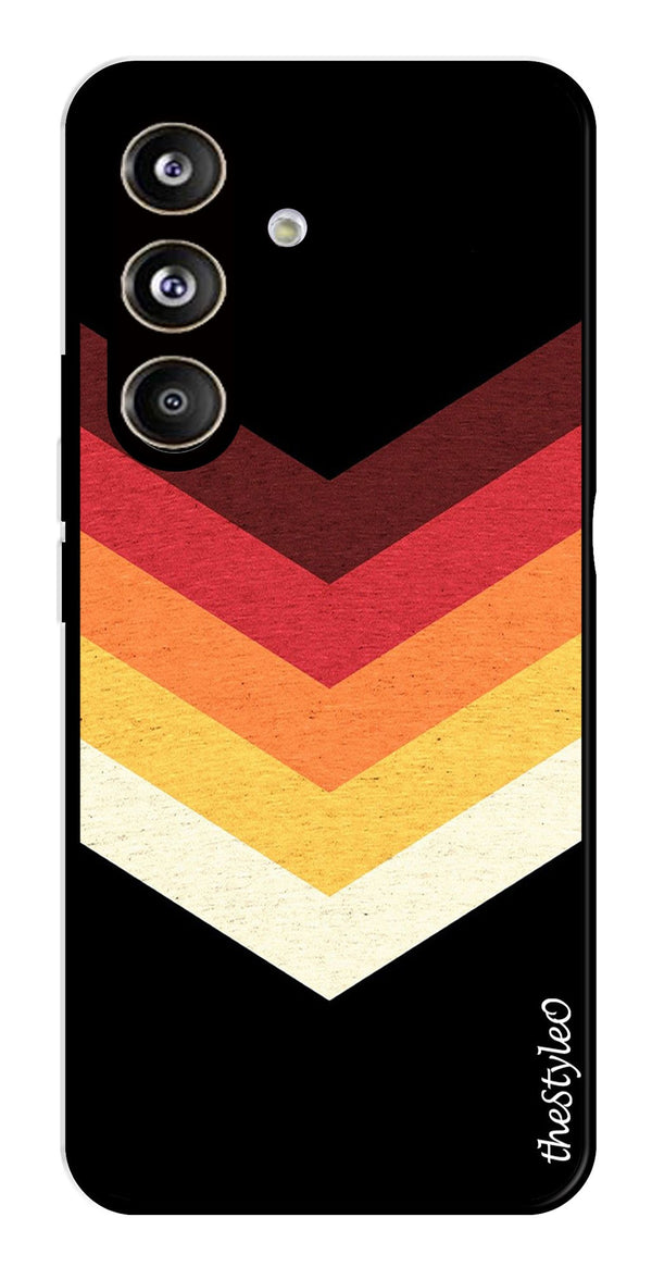 MultiColor Arrow Metal Mobile Case for Samsung Galaxy S24 FE (Design No -04)