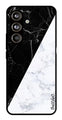 Black White Marble Design Metal Mobile Case for Samsung Galaxy S24 FE (Design No -09)