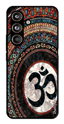 Leafs Design Metal Mobile Case for Samsung Galaxy S24 FE