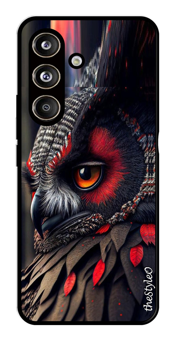 Flower Design Metal Mobile Case for Samsung Galaxy S24 FE (Design No -25)