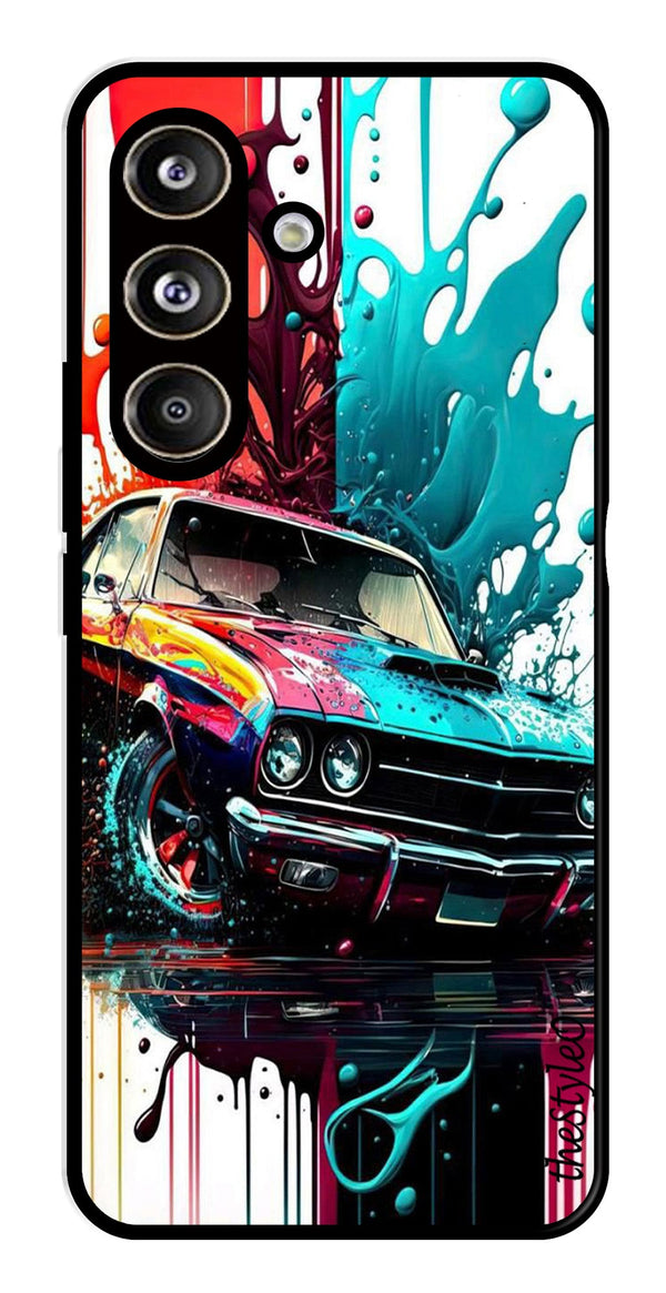 Marble Design Metal Mobile Case for Samsung Galaxy S24 FE (Design No -28)