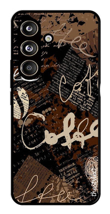 Marble Pattern Metal Mobile Case for Samsung Galaxy S24 FE