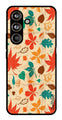 Autumn leaves Metal Mobile Case for Samsung Galaxy S24 FE (Design No -55)