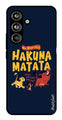 Hakuna Matata Metal Mobile Case for Samsung Galaxy S24 FE (Design No -62)