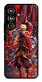 Anime-2 Metal Mobile Case for Samsung Galaxy S24 FE (Design No -64)