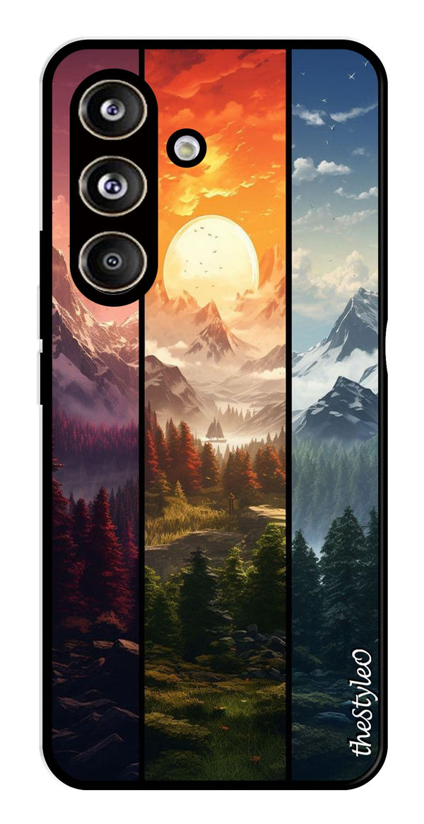 Nature Design Metal Mobile Case for Samsung Galaxy S24 FE (Design No -71)