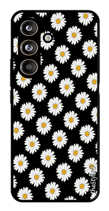 Daisy Flower Metal Mobile Case for Samsung Galaxy S24 FE