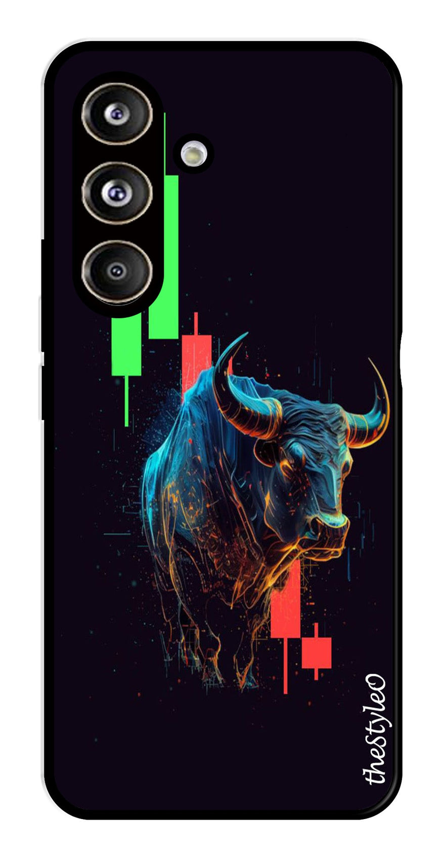 Stock Market Metal Mobile Case for Samsung Galaxy S24 FE (Design No -77)