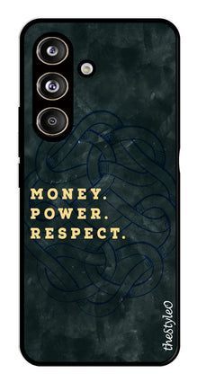 Money Power Respect Metal Mobile Case for Samsung Galaxy S24 FE