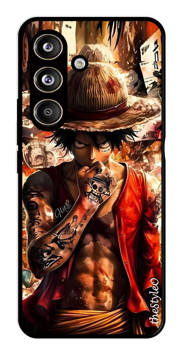 Monkey D Luffy Metal Mobile Case for Samsung Galaxy S24 FE (Design No -83)