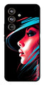 Elegant Woman Metal Mobile Case for Samsung Galaxy S24 FE (Design No -86)