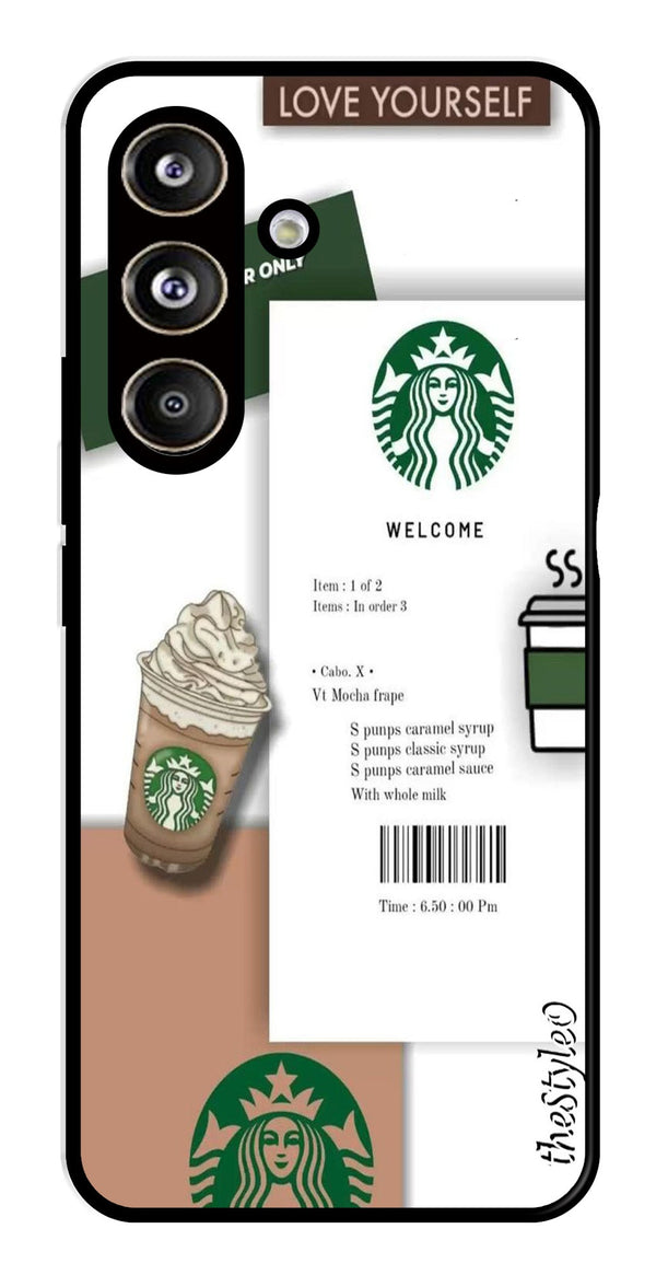 Starbucks Metal Mobile Case for Samsung Galaxy S24 FE (Design No -91)
