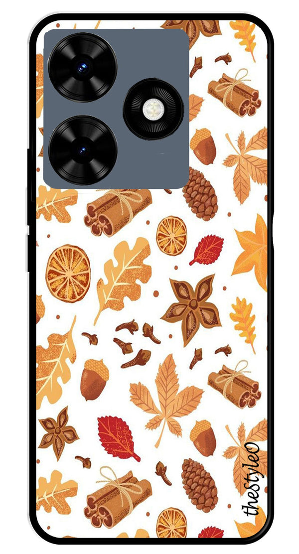 Sea Shore Metal Mobile Case for Tecno Spark 10 (Design No -18)