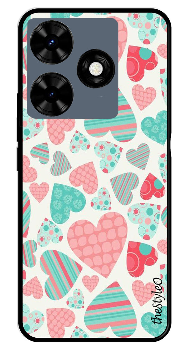 Car Lover Metal Mobile Case for Tecno Spark 10 (Design No -21)
