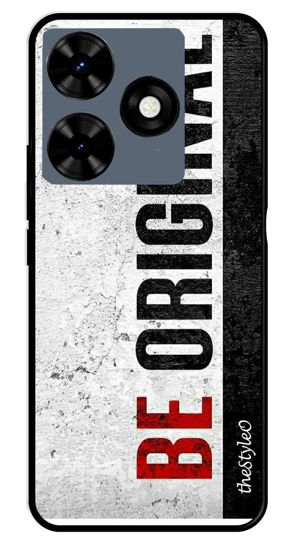 Coffee Pattern Metal Mobile Case for Tecno Spark 10 (Design No -37)