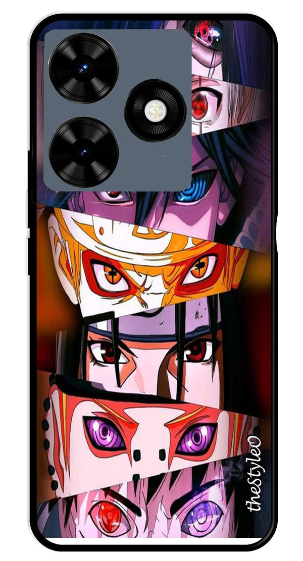 Anime Metal Mobile Case for Tecno Spark 10 (Design No -56)