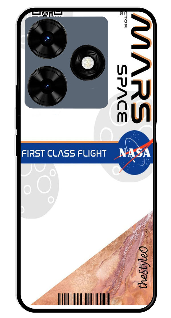 Mars Space Metal Mobile Case for Tecno Spark 10 (Design No -81)