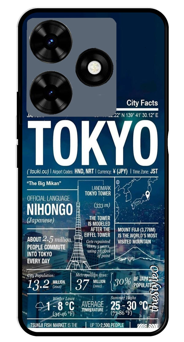 Tokyo Metal Mobile Case for Tecno Spark 10 (Design No -93)