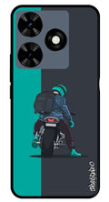 Bike Lover Metal Mobile Case for Tecno Spark 10C (Design No -05)