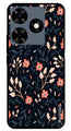 Floral Pattern Metal Mobile Case for Tecno Spark 10C (Design No -10)