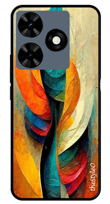 Modern Art Metal Mobile Case for Tecno Spark 10C