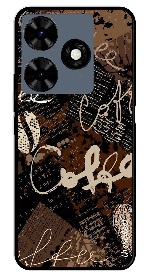 Marble Pattern Metal Mobile Case for Tecno Spark 10C (Design No -36)