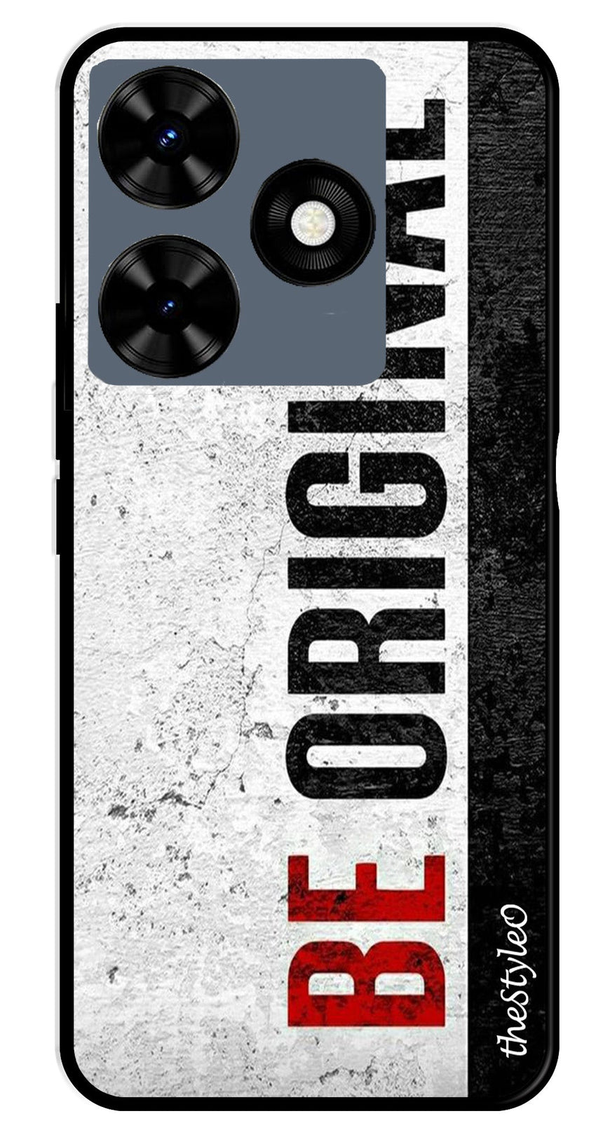 Coffee Pattern Metal Mobile Case for Tecno Spark 10C (Design No -37)