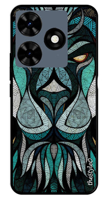 Muted Rainbow Metal Mobile Case for Tecno Spark 10C