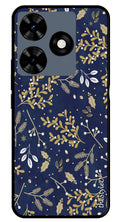 Leaves Design Metal Mobile Case for Tecno Spark 10C (Design No -51)