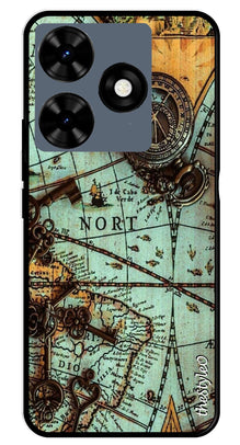 Marble Design Metal Mobile Case for Tecno Spark 10C