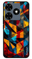 Abstract Art Metal Mobile Case for Tecno Spark 10C (Design No -57)